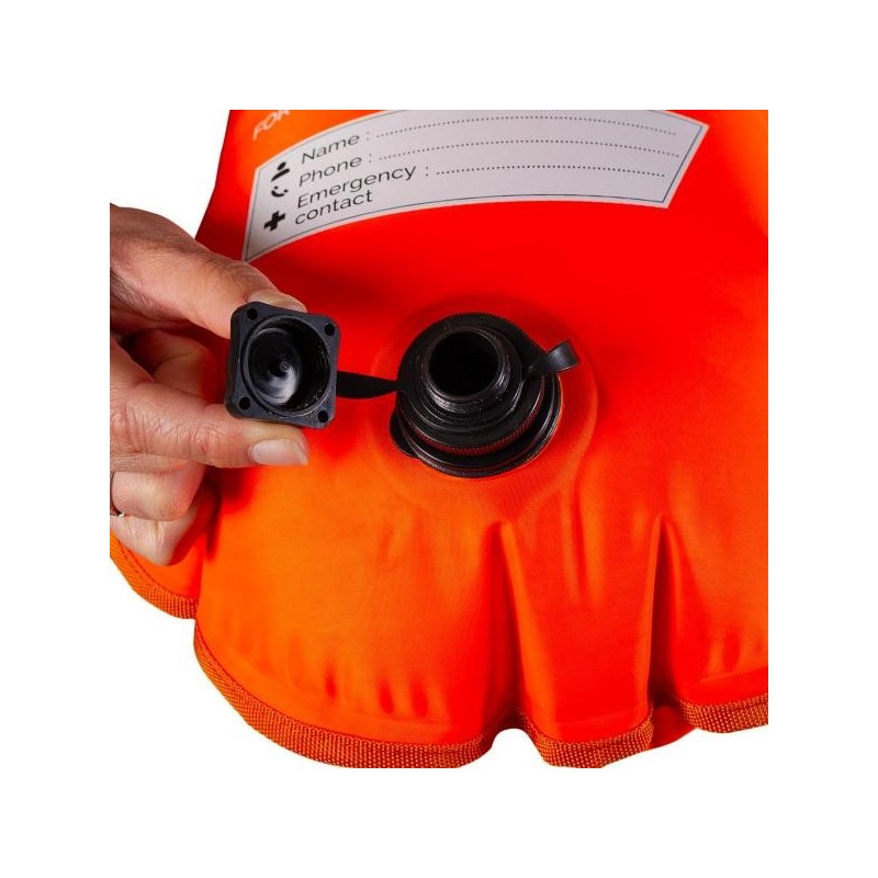 Z3ROD Bouée Safety Buoy Orange 8L - Bouée De Sécurité Étanche Pour Natation En Eau Libre